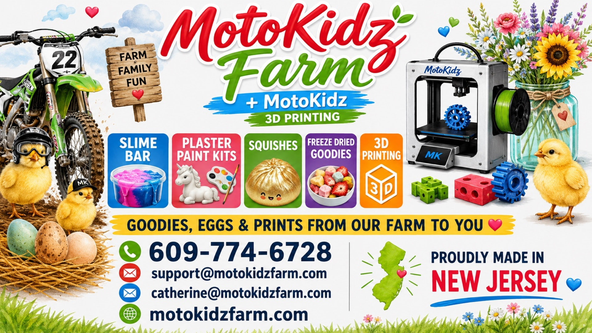 MotoKidz Farm + MotoKidz 3D Printing